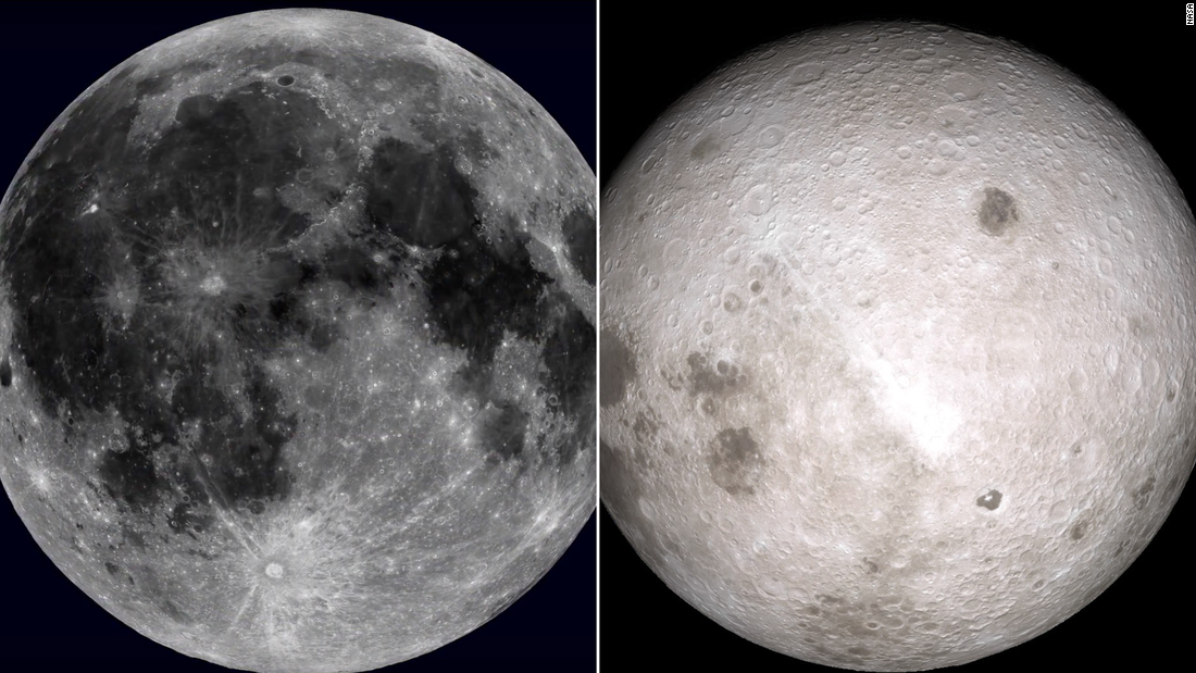 I lati vicini e lontani della luna sono sorprendentemente diversi.  Un nuovo studio fa luce sul mistero