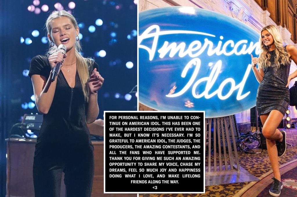 Kennedy Anderson ha abbandonato American Idol per motivi personali