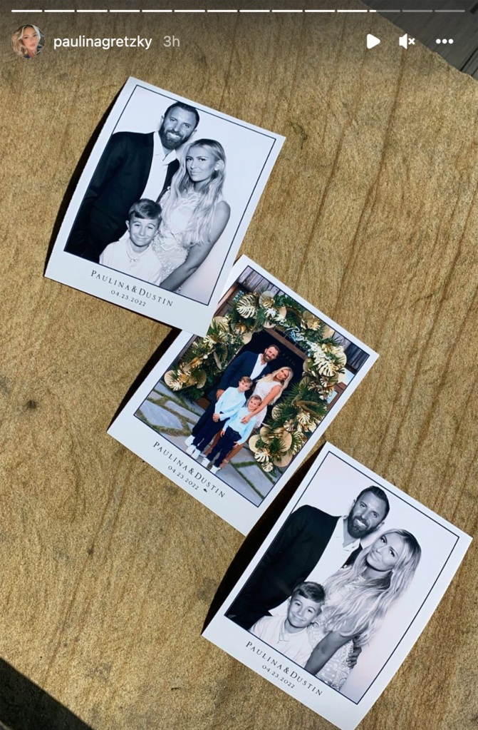 Prima del grande giorno, Gretzky ha pubblicato su Instagram le foto del matrimonio della coppia durante il fine settimana