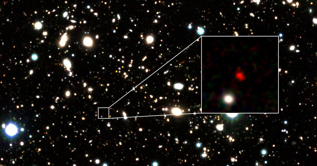 Gli astronomi hanno scoperto quella che potrebbe essere la galassia più distante finora