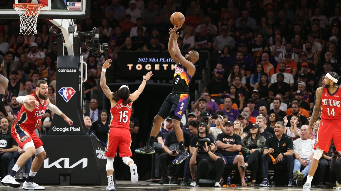 'Ha costruito per questi momenti' - Chris Paul ha preso il comando nel quarto quarto portando i Phoenix Suns alla vittoria della prima partita sui New Orleans Pelicans