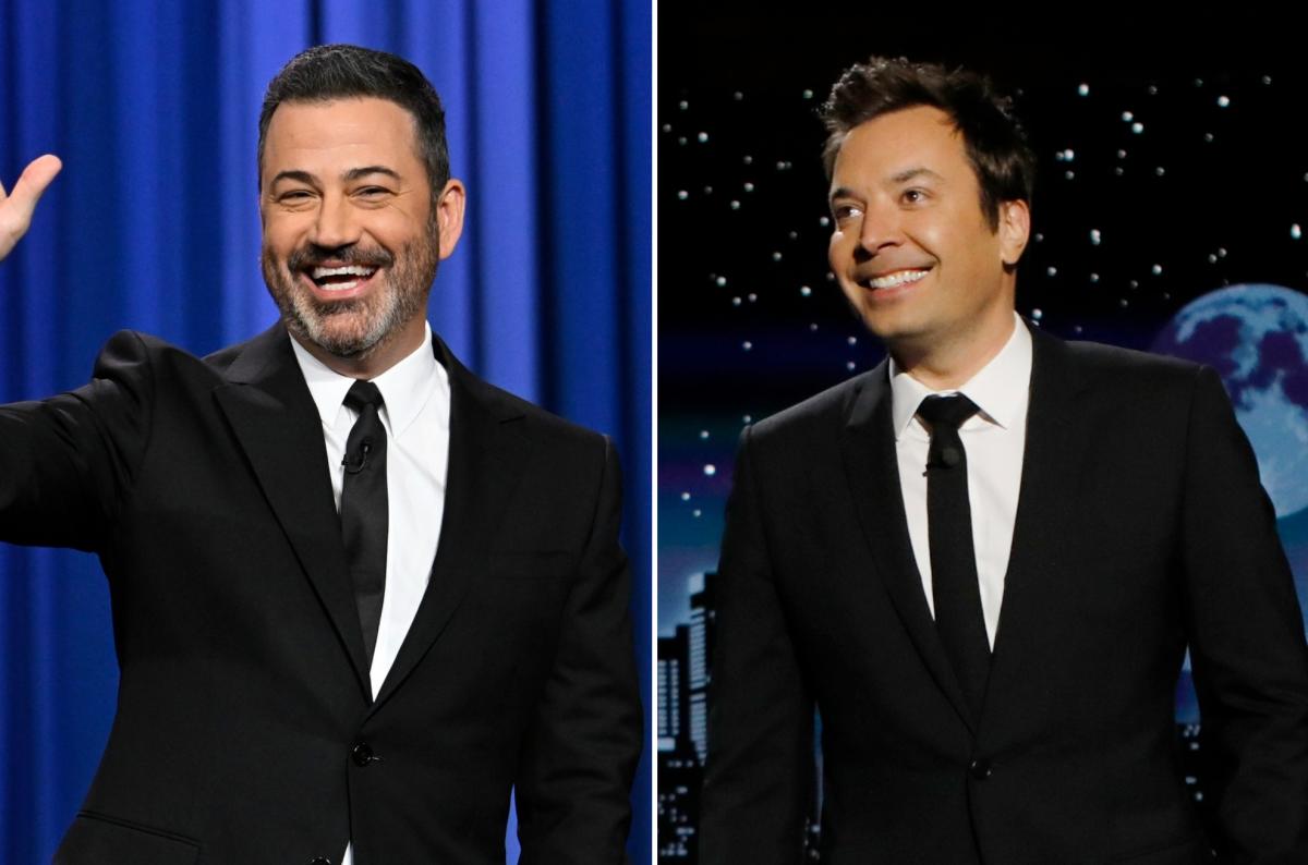 Jimmy Fallon e Jimmy Kimmel si scambiano le feste a tarda notte per il pesce d'aprile