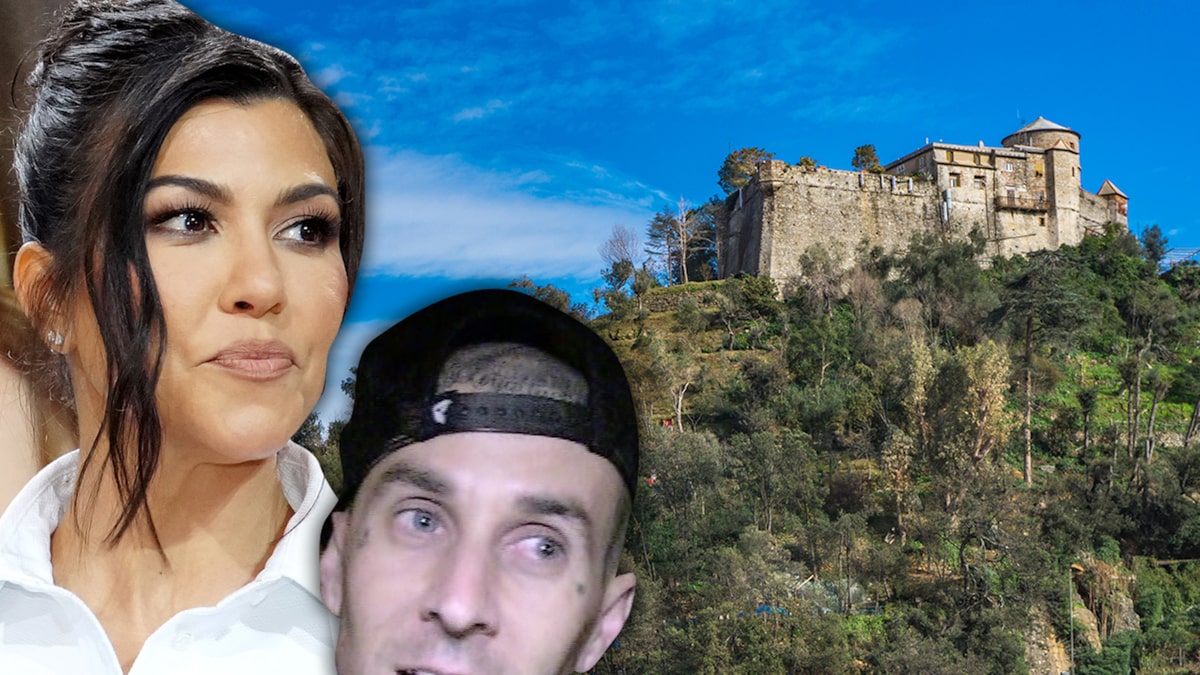 Kourtney Kardashian e Travis Parker affittano un castello italiano per matrimoni