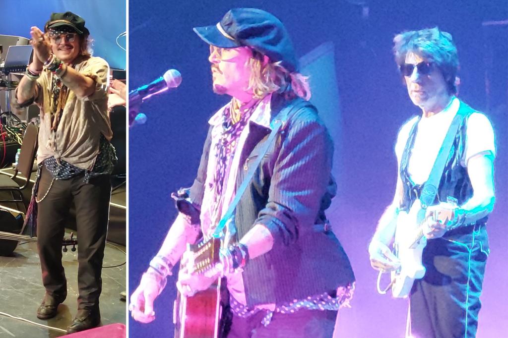 Johnny Depp riceve un caloroso benvenuto alla Royal Albert Hall di Londra
