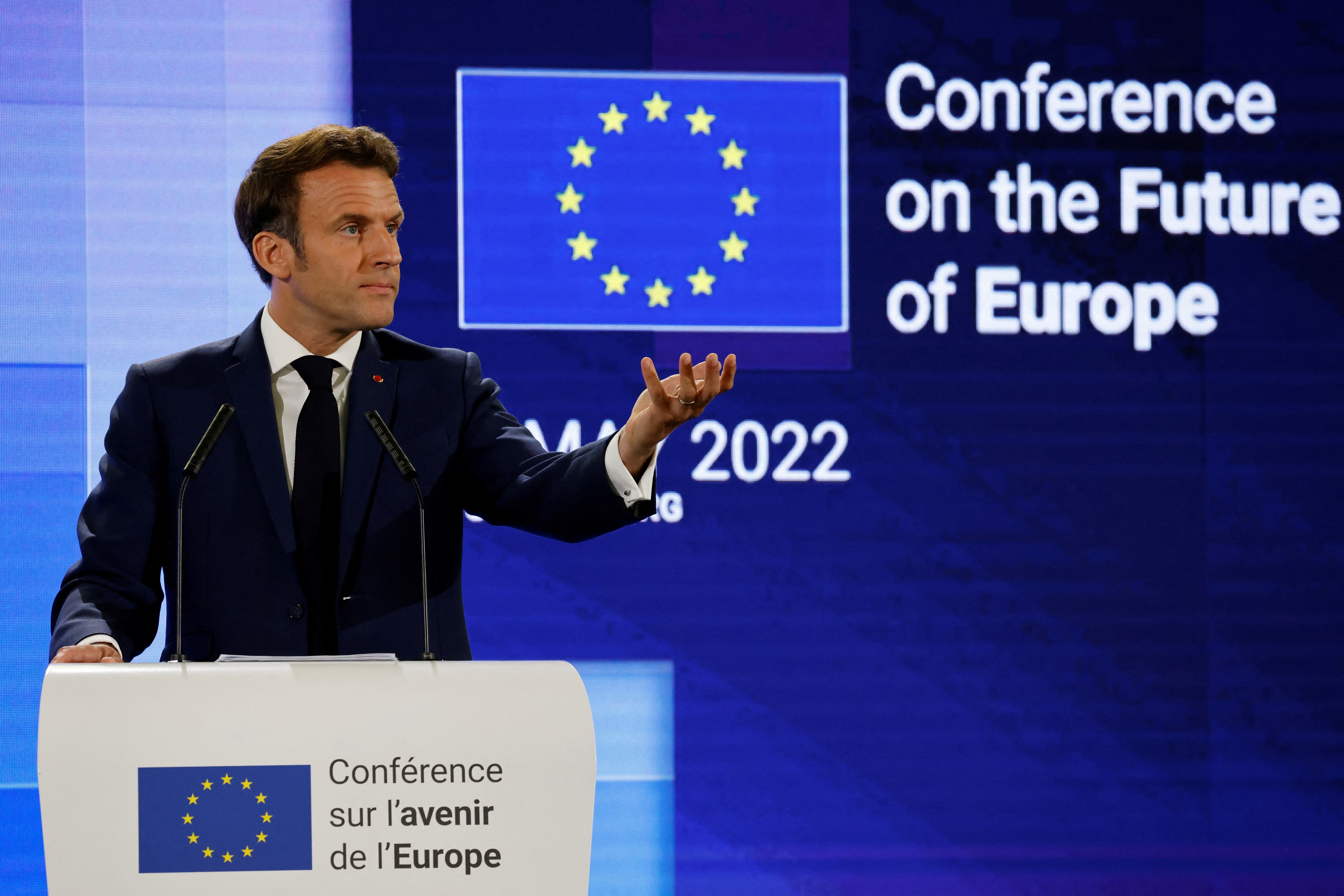 Evento di chiusura della Conferenza dell'Unione Europea sul Futuro dell'Europa, a Strasburgo