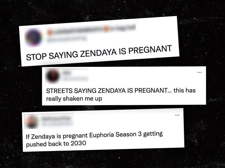 Tweet sulla gravidanza di Zendaya
