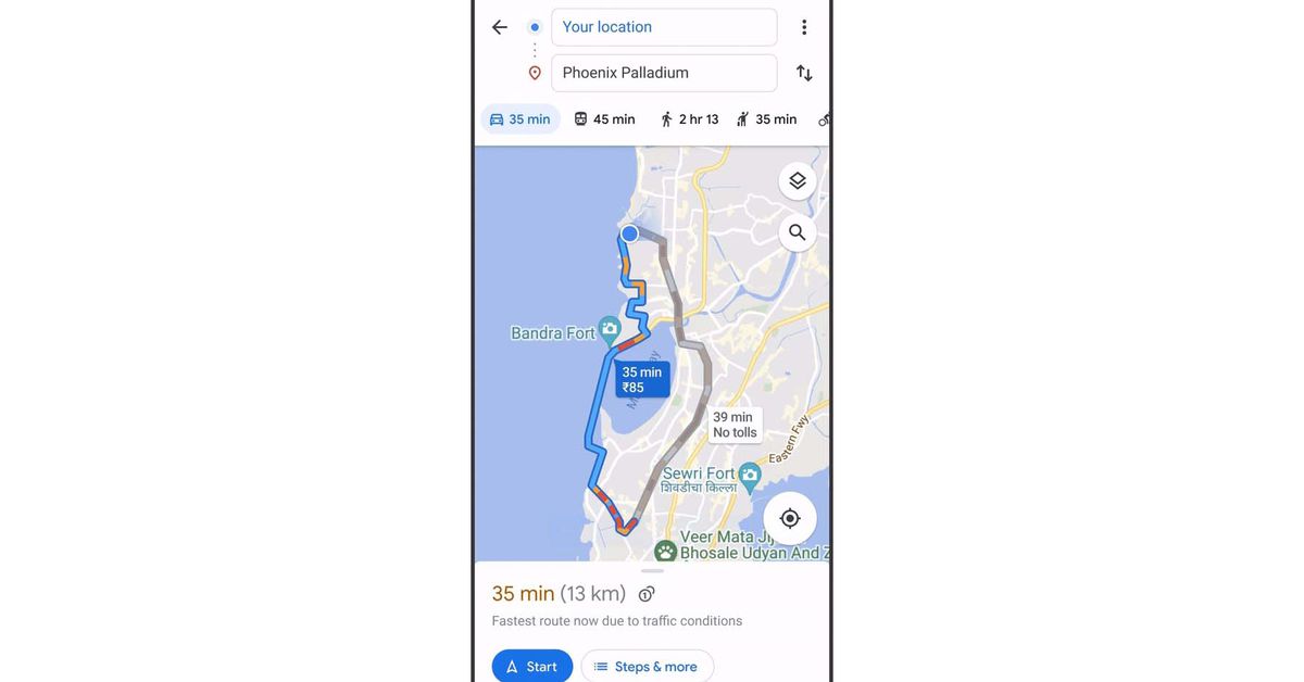 Google Maps ora stima le tariffe per il tuo viaggio