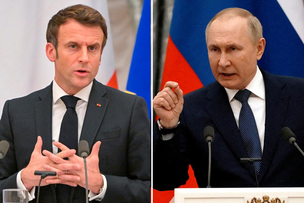 Una telefonata trapelata rivela uno scontro a fuoco tra Putin e Macron