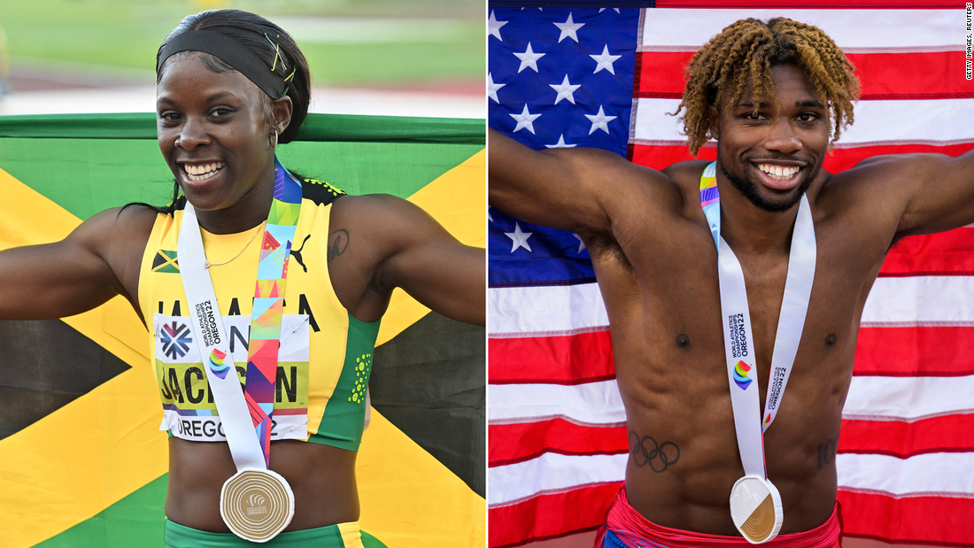 Sherica Jackson e Noah Lyles battono i record mondiali nei 200 metri maschili e femminili