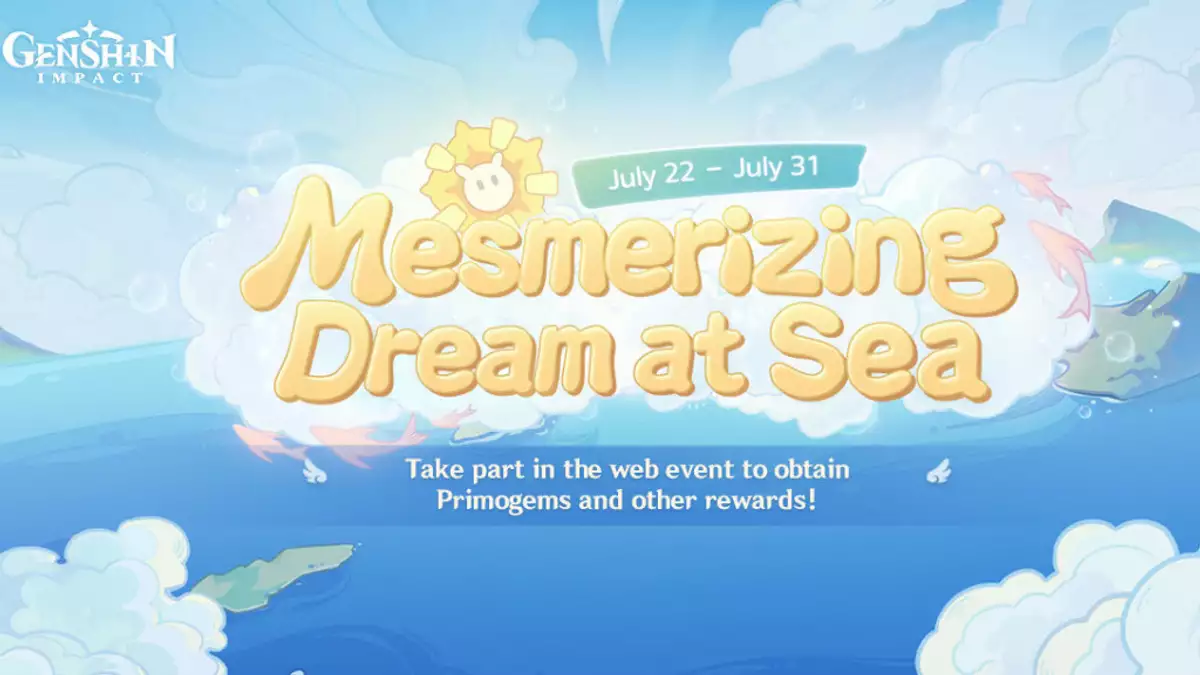 Genshin Impact Mesmerizing Dream At Sea Web Event Answers, Rewards