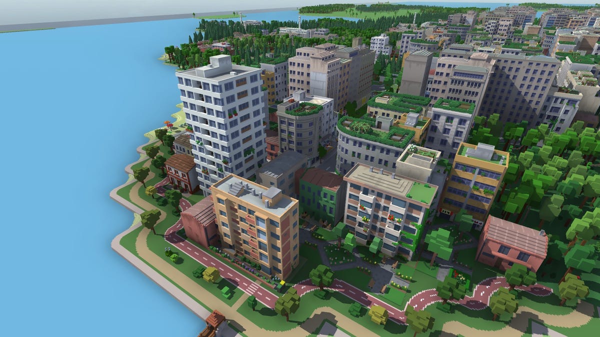 Il nuovo gioco di costruzione di città è incentrato su Voxels