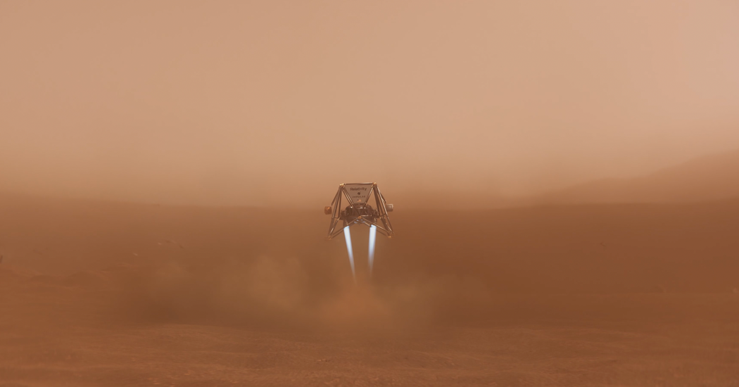 La missione speciale di atterraggio su Marte mira a battere SpaceX
