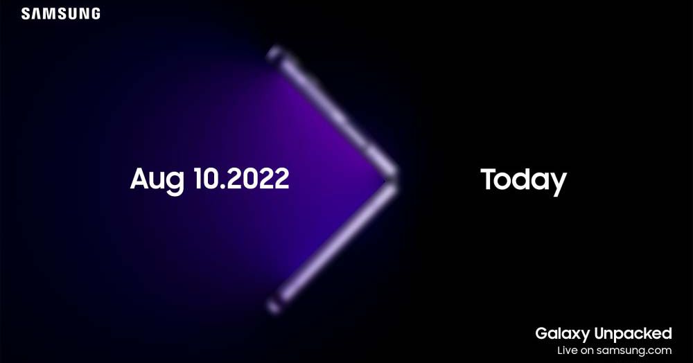 Si dice che l'ultima variante pieghevole di Samsung sarà lanciata il 10 agosto