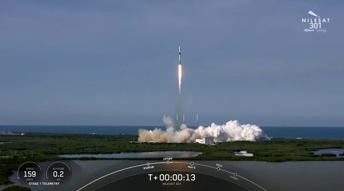 Guarda il lancio di SpaceX Falcon 9 sul suo 14° volo l'8 ottobre