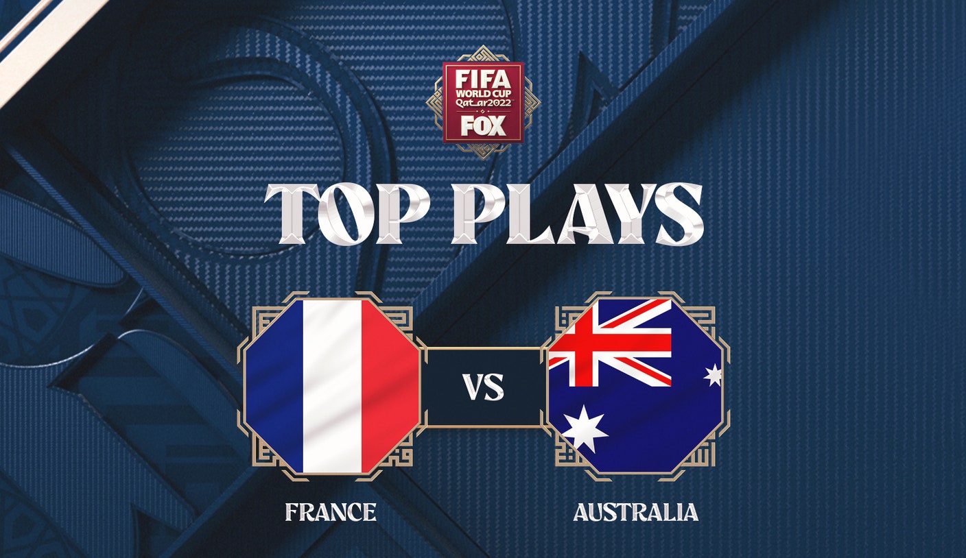 Momenti salienti della Coppa del Mondo 2022: la Francia davanti all'Australia