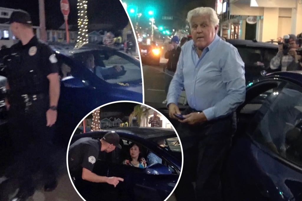Jay Leno investe due volte l'auto di un poliziotto alla prima festa dopo l'incendio