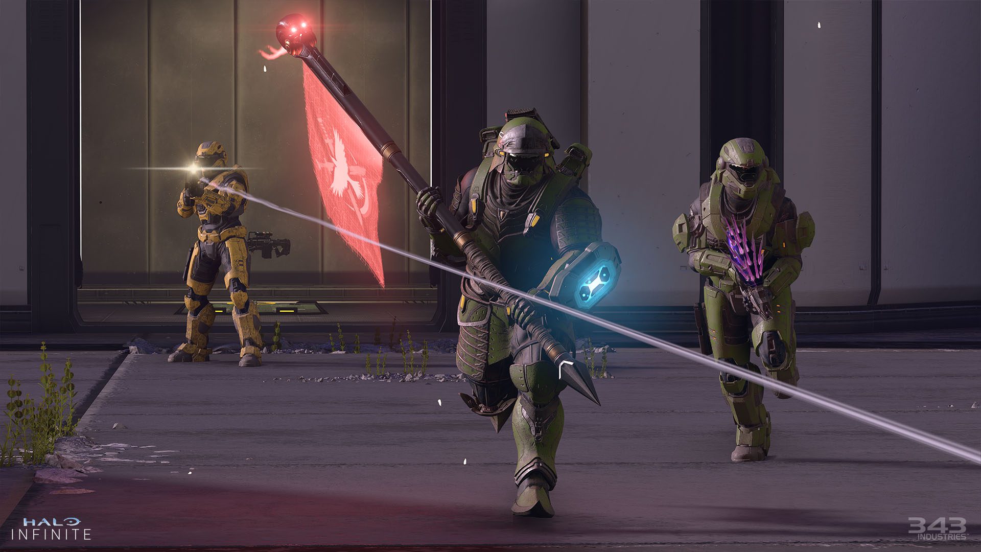 Screenshot di Halo infinite della partita CTF su Empyrean