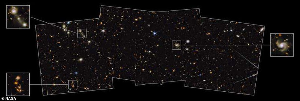Una nuova immagine dal telescopio della NASA cattura migliaia di galassie senza precedenti che si sono formate 13,5 miliardi di anni fa - 200 milioni di anni dopo il Big Bang